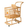 Children's Rattan Shopping Trolley, wholesale