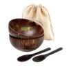 Engraved Coconut Bowl with Spoon, wholesale