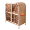 Handmade Rattan Doll Cabinet, wholesale