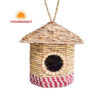 Natural Seagrass Hanging Bird House; wholesale