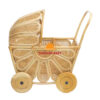 Rattan Dolls Pram, wholesale