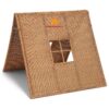 Rattan Kids Collapsible Play Tent, wholesale