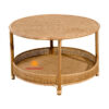 Rattan Two Tier Round Coffee Table, wholesale