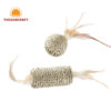Seagrass Roller With Flamingo Feathers (TSPT-0009)