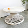 White Bohemian Natural Rattan Coffee Table, wholesale