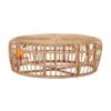 low round rattan coffee table, wholesale