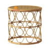 rattan round side table, wholesale