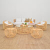 rattan table and chairs, whoelsale