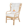 rattan wingback chair, wholesale