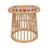 rattan wood side table, wholesale