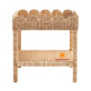 rectangle Scalloped End Table, wholesale
