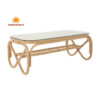 rectangular wicker coffee table