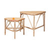 triangle rattan side table, wholesale