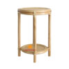 two tier rattan side table, wholesale