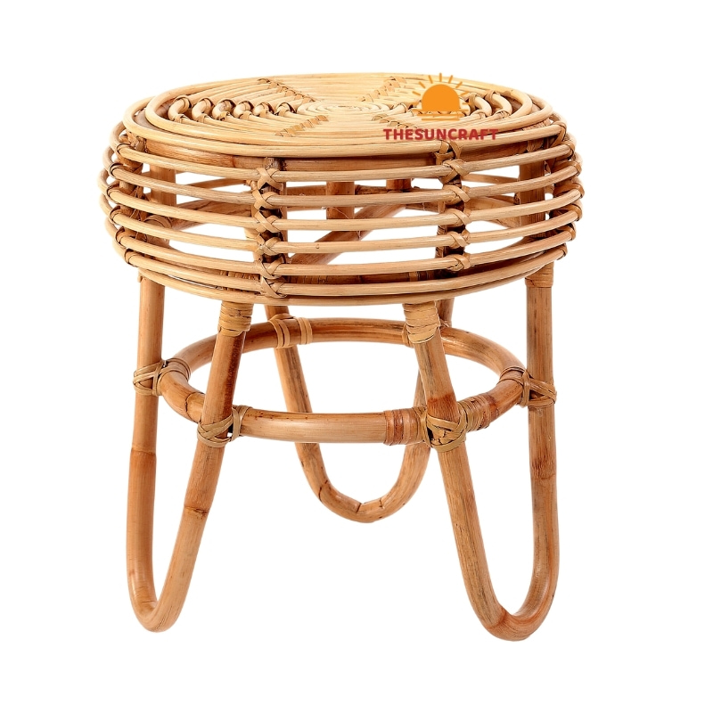 vintage rattan side table, wholesale