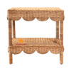 wicker side table with storage, wholesale