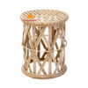 woven wicker side table, wholesale
