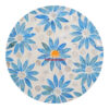 Blue Flower Mother of Pearl Inlay Placemat, wholesale