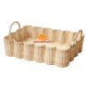 Coffee Rattan Tray Rectangle, wholesale