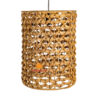 Cylindrical water hyacinth lampshade, wholesale