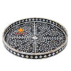 Mother Of Pearl Black Decorative Inlay Tray, wholesale