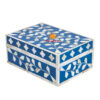 Mother of Pearl Blue Jewelry Chest Box, wholesale