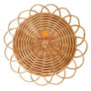 Natural Sunflower Rattan Placemat, wholesale