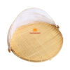 bamboo fruit basket with net cover, wholesale