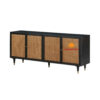 black rattan sideboard, wholesale