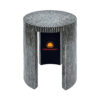 boho mother of pearl end table, wholesale