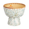 capiz shell bamboo bowl, vase, wholesale