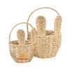 grass wicker bunny basket, wholesale