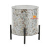 mother of pearl accent side table, wholesale