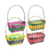 rectangle bamboo egg basket, wholesale