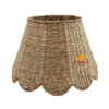 scalloped seagrass lampshade, wholesale