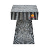 square mother of pearl side table, wholesale