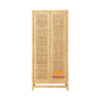 tall rattan storage cabinet with doors, wholesale