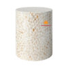 white mother of pearl stool, wholesale, side table
