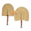 Hand-Woven Seagrass Fan Wall Decor, wholesale