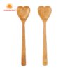 Heart Bamboo Salad Servers, wholesale