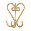 Rattan Triple Hook Wall Hanger, wholesale