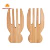 Short Bamboo Salad Servers, wholesale