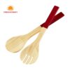 Spun Bamboo Salad Servers, wholesale