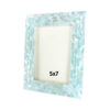 blue mother of pearl picture frame, bulk, wholesale