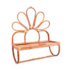 floral rattan wall shelf, wholesale, bulk