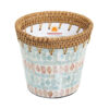 mother of pearl rattan pot, wholesale