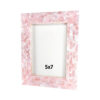 pink mother of pearl picture frame, wholesale, bulk, 5x7