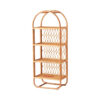rattan arched bookshelf, bulk, wholesale