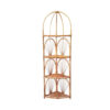 rattan corner bookshelf, bulk, wholesale
