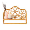 rattan daisy floating wall shelf, wholesale, bulk